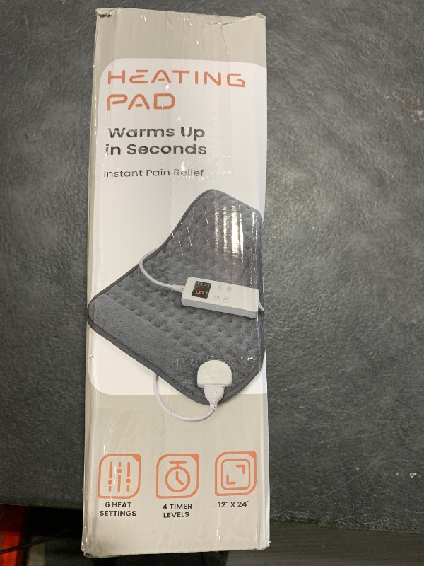 Photo 1 of Heating Pad for Back Pain Cramps Relief, ZUODUN Electric Heating Pads for Neck/Shoulder/Leg with Auto Shut Off Large, 6 Heat Settings & Moist Heat Options, Christmas Gifts for Women, Men, Mom, Dad