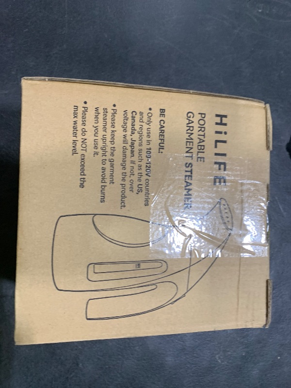 Photo 1 of HiLIFE Steamer for Clothes, Portable Handheld Design, 240ml Big Capacity, 700W, Strong Penetrating Steam, Removes Wrinkle, for Home, Office(ONLY FOR 120V)