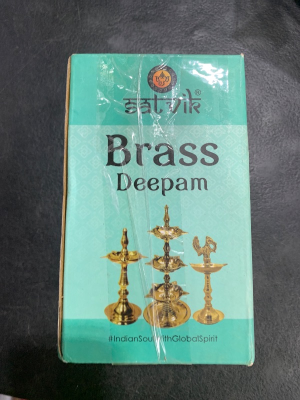 Photo 1 of SATVIK 11.5 Inch Pure Virgin Brass Peacock Kerala Samai Puja Diya Traditional Brass Kutthu Vilakku Oil Lamp Pooja 1 Step Diya Engraved Design Adjustable Deepak Pooja Indian Housewarming Return Gift