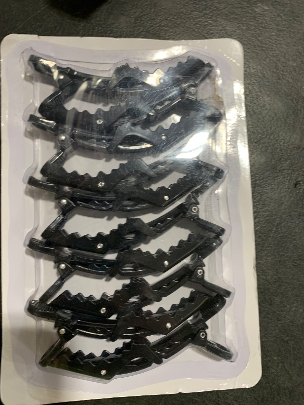 Photo 1 of HH&LL Hair Clips for Women – Wide Teeth & Double-Hinged Design – Alligator Styling Sectioning Clips of Professional Hair Salon Quality - 10Pack