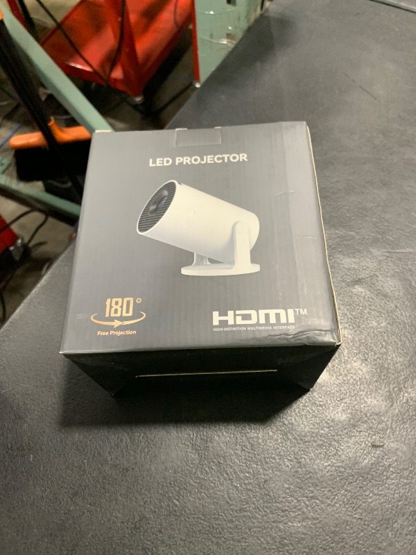 Photo 1 of Mini Portable Projector 4K WiFi 6 BT 5.2 Upgraded Portable Projector Full HD Supported for Phone /PC /TV /HDMI /PS5 /Laptop Auto Keystone Home Theater 180° Rotation [Built-in App]