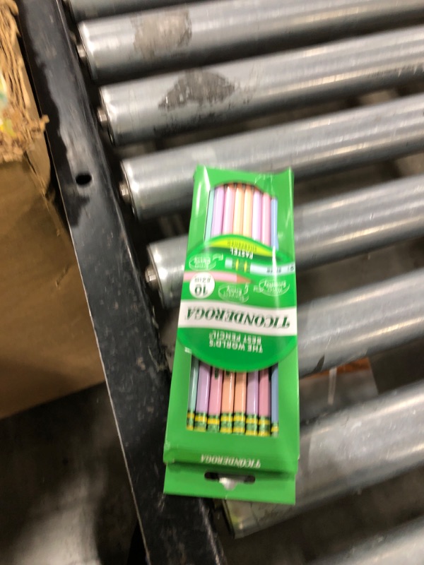 Photo 1 of Ticonderoga® Pastel Pencils, #2 Soft, Assorted Colors, Pack of 10 Pencils