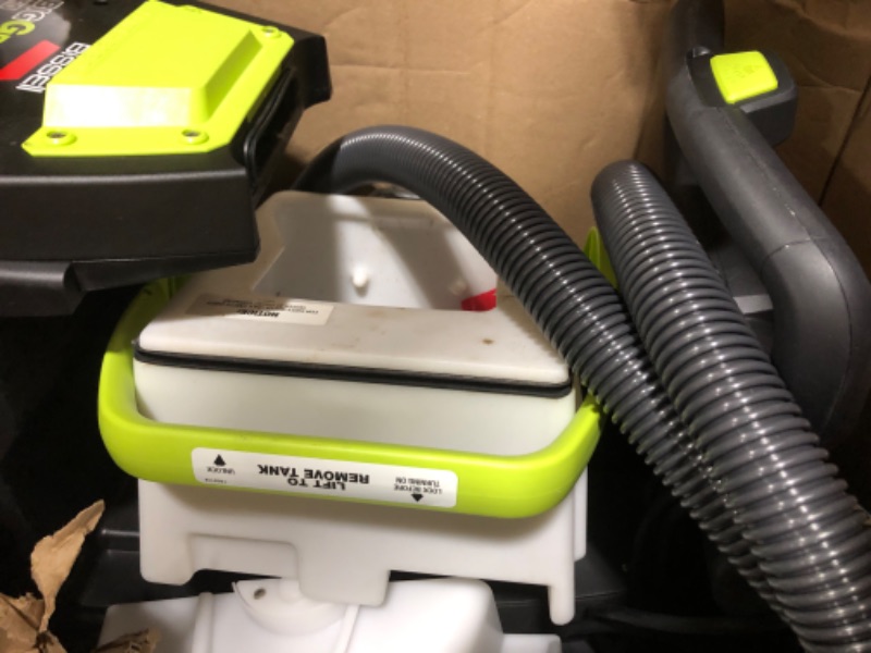 Photo 1 of Bissell® Big Green® PET PRO Carpet Cleaner with 8 Row XL DirtLifter PowerBrush, 9-inch Long Reach Hose, 2 Upholstery Tools, Includes Pet Pro Oxy Urine Eliminator Formula
