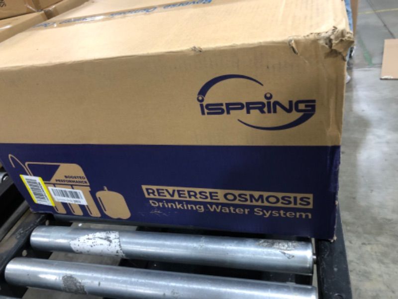 Photo 1 of iSpring RCC7AK, NSF Certified, 75 GPD, Alkaline 6-Stage Reverse Osmosis System, pH+ Remineralization RO Water Filter System Under Sink, Patented Top-Mounted Faucet Design for Easy Installation