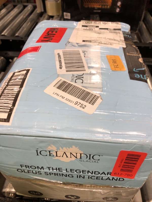 Photo 1 of Icelandic Glacial Natural Spring Alkaline Water, 16.9 Fl Oz (Pack of 24)