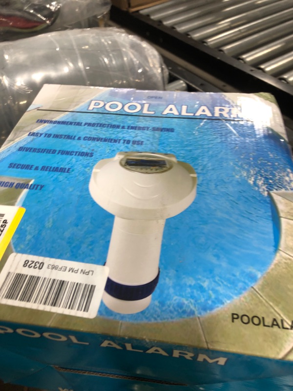 Photo 1 of IC ICLOVER Pool Alarm with Remote Receiver, Immersion Drown Monitor System, Poolside Alarms for Inground & Above Ground Pools, Wireless Swimming Pool Water Motion Sensor Kids Toddler Pets Safety Guard