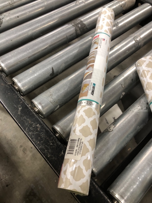 Photo 1 of Con-Tact Brand Creative Covering, Self-Adhesive Shelf Liner, Multi-Purpose Vinyl Roll, Easy to Use and Apply, 18'' x 16', Talisman Taupe