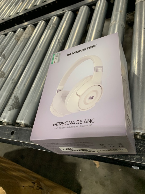 Photo 1 of Monster Persona SE ANC Active Noise Cancelling Headphones, Wireless Bluetooth Headphones Over Ear, 60H Playtime, HiFi Stereo Audio, Deep Bass, Built-in Mic, Memory Foam Ear Cups for Home Office