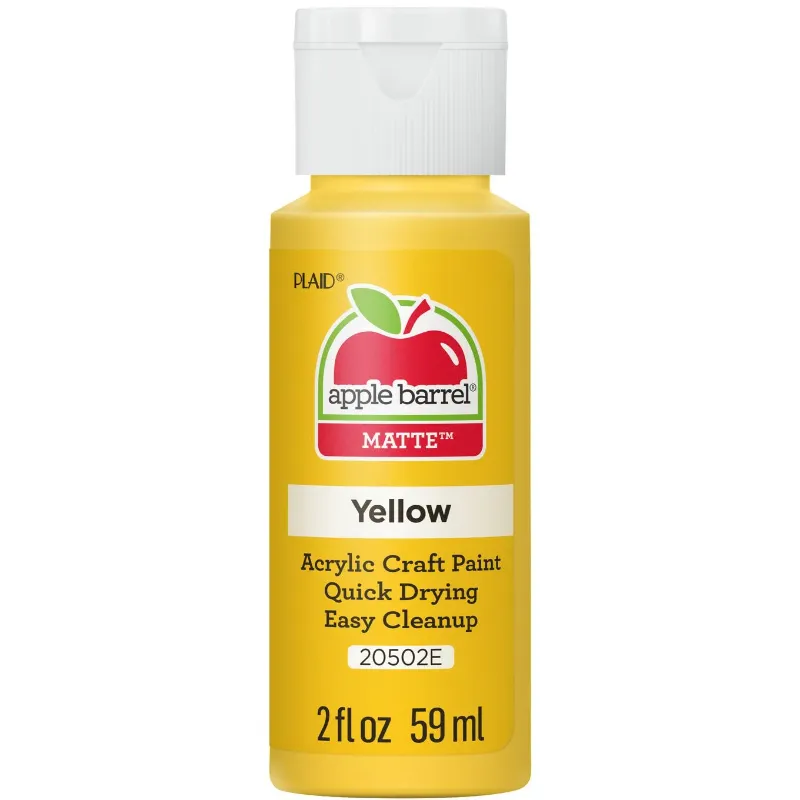 Photo 1 of Apple Barrel Acrylic Paint in Assorted Colors , 20760, King's Gold, 2 Fl Oz (Pack of 1)