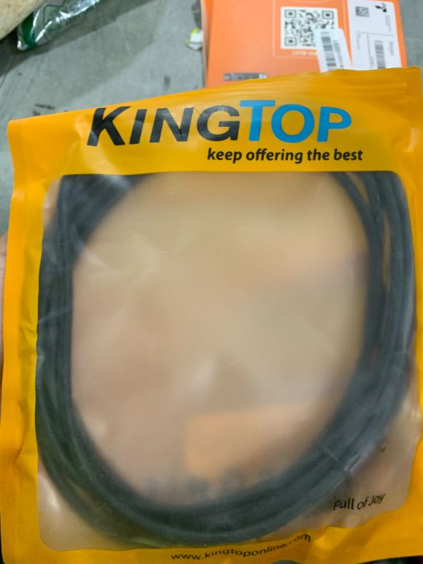 Photo 1 of KINGTOP 1/8 to 1/4 Stereo Cable (7ft / 2.1m), TRS 3.5mm to 1/4 Cable, Bidirectional 1/4 to 3.5mm Cable for Guitar, iPod, Laptop, Home Theater Devices, Speaker, Amplifiers