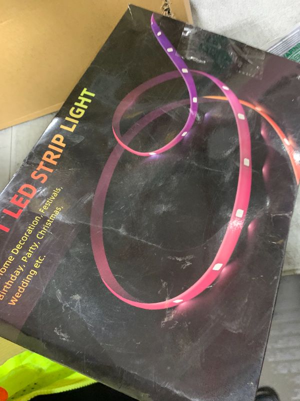 Photo 1 of HEDYNSHINE 150ft LED Strip Lights,RGB Color Changing by 40key Remote and Phone, LED Strip Lights Music Sync,Smart LED Strip Lights for Bedroom 150feet