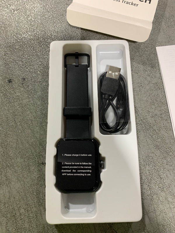 Photo 1 of Smart Watch for Men Women (Answer/Make Call), 1.96" HD Fitness Tracker Running Watch, IP68 Waterproof,Pedometer, Sleep/Step/Activity/Heart Rate Monitor,110+ Sport Mode Smartwatch for iOS Android Phone