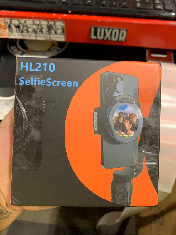 Photo 1 of Vlog Selfie Monitor Screen, Magnetic Phone Vlog Selfie Monitor Screen Bluetooth Remote, Using Phone Rear Camera for Selfie Vlog Live Stream TikTok, Compatible with iPhone & Android, Aluminum 2025 New
