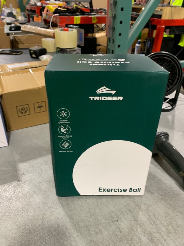 Photo 1 of Trideer Yoga Ball for Exercise, Pregnancy & Birthing, 5 Sizes Exercise Ball for Physical Therapy, Stability, Fitness, Quick Pump Included