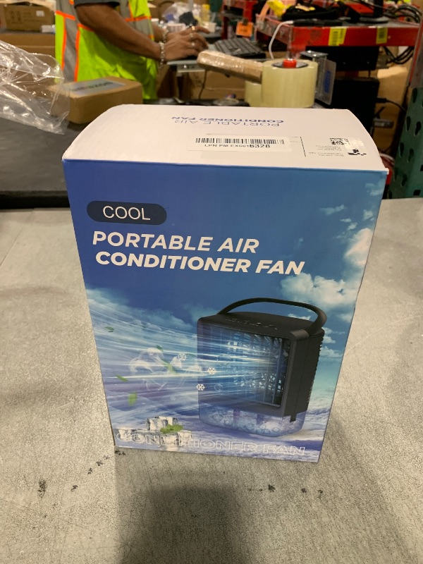 Photo 1 of Mini Air Conditioner Small Air Conditioner Portable Air Conditioners with 1200ml spray/hour 3 Speed Wind & 7 Colorful LED Light Cool Mist &Timer Evaporative Air Cooler for Bedroom/Home/Office