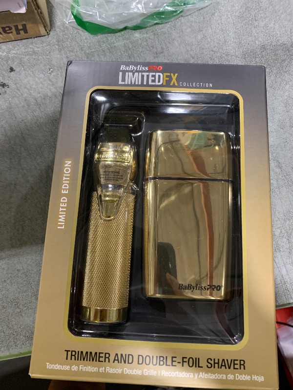 Photo 1 of BaBylissPRO LIMITEDFX Trimmer and Shaver Prepack - Gold