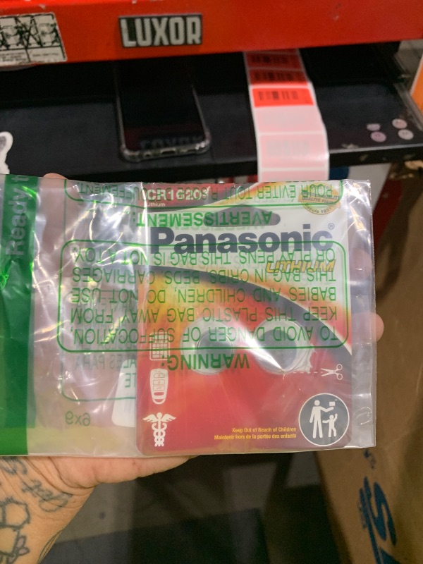 Photo 1 of Panasonic CR1620 3.0 Volt Long Lasting Lithium Coin Cell Batteries in Child Resistant, Standards Based Packaging, 2-Battery Pack