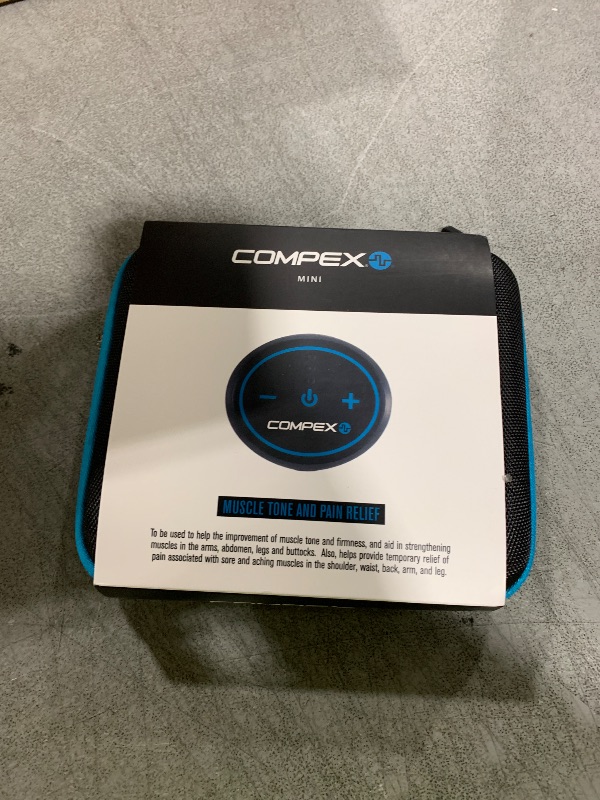 Photo 1 of Compex Mini Wireless Electric Muscle Stimulator EMS with Tens 2 Pods, Smartphone Compatible with Mobile App Apple & Android for Workouts & Training Log