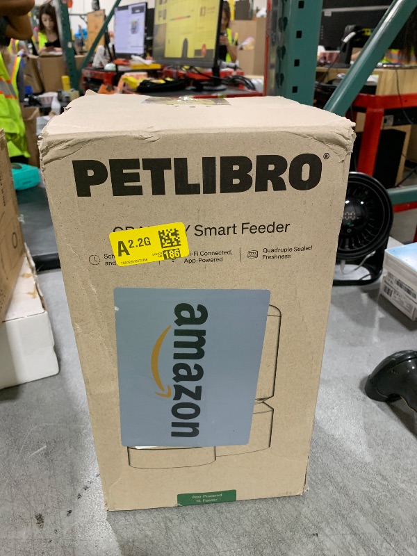 Photo 1 of PETLIBRO Automatic Cat Feeder, 5G WiFi Automatic Dog Feeder with Freshness Preservation, 5L Timed Cat Feeder with Low Food Sensor, Up to 10 Meals Per Day, Granary Pet Feeder for Cats, Black
