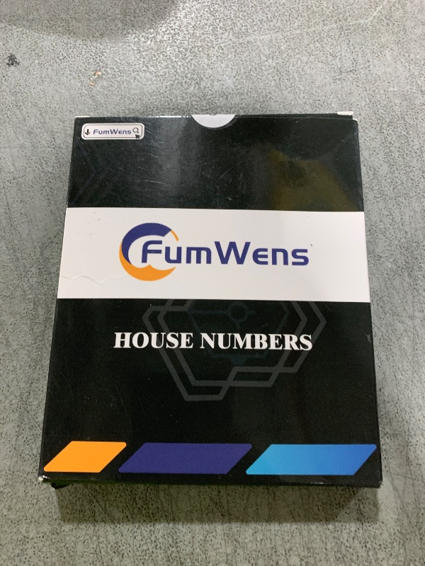 Photo 1 of FumWens 5 Inch Modern House Numbers for Outside, Large Metal Address Numbers for House, Anti-Rust Floating House Numbers with Nail Kits for Front Door Garden Mailbox, Black Zinc Alloy Style (Black 0)