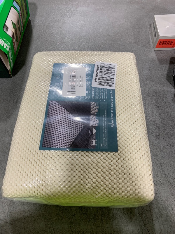 Photo 1 of Veken 8x10 Ft Rug Pad Gripper for Hardwood Floors, Non Slip Rug Pads for Area Rugs, Thick Rug Grippers for Tile Floors, Under Carpet Anti Skid Mat, Keep Your Rugs Safe and in Place