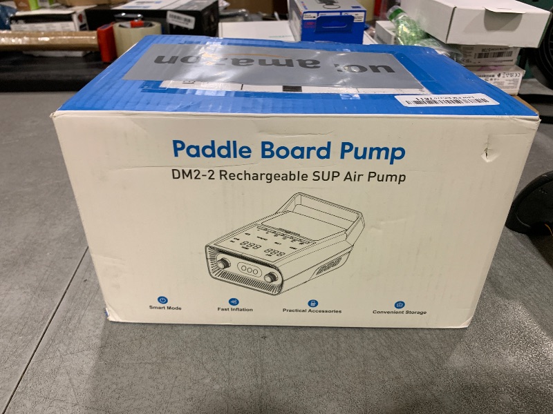 Photo 1 of 2025 Smart Portable SUP Air Pumps with Dual Stage Inflation and Auto-Off, 3X4500MAH, Up to 20 PSI, 30% Faster Inflation and Deflation, Rechargeable, Ideal for Paddle Board, Kayaks, Boats, and Tents