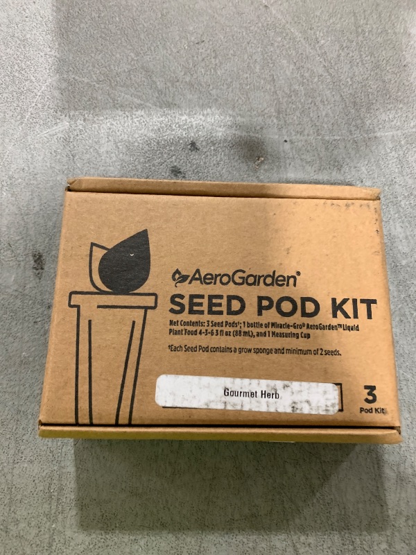 Photo 1 of AeroGarden Gourmet Herb Seed pod Kit - Herb Seeds for AeroGarden Indoor Garden, 3-Pod