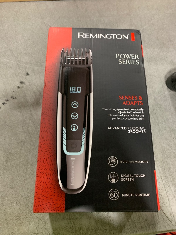 Photo 1 of Remington MB4700 Smart Beard Trimmer with Memory Settings and Digital Touch Screen, Rechargeable for Cordless Use