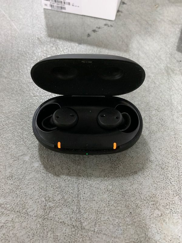 Photo 1 of Sony CRE-E10 Self-Fitting OTC Hearing Aids for Mild to Moderate Hearing Loss, Prescription-Grade Sound Quality, Comfortable Earbud Design, Bluetooth Enabled for iOS, and Rechargeable Battery, Black