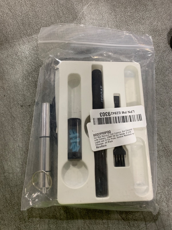 Photo 1 of Ear Wax Removal Tool Camera, Ear Cleaner with Camera, Ear Scope, Earwax Removal Kit with Otoscope, Ear Canel Cleaning 6 LED Lights 12 Ear Pickers, 1296P HD Black