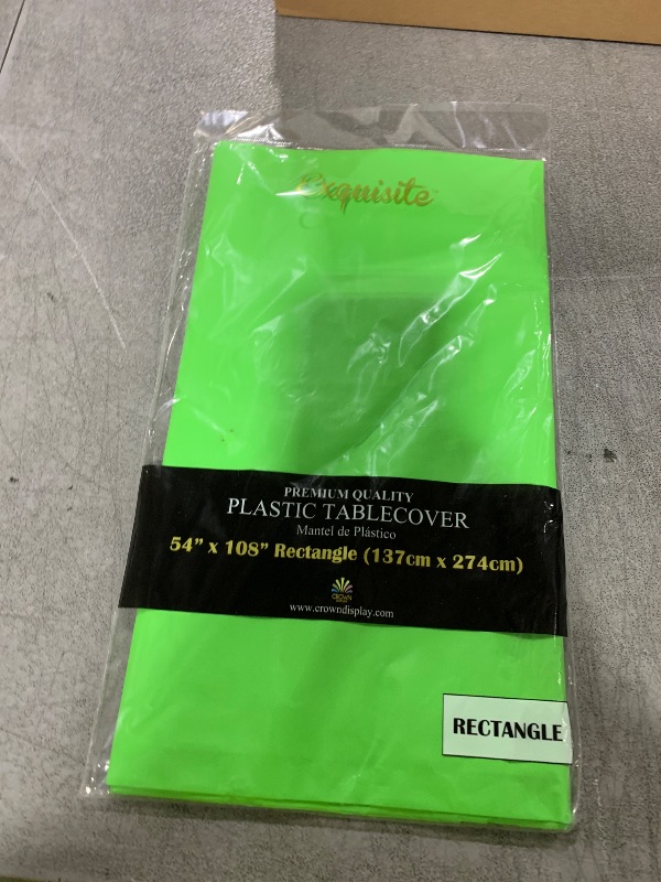 Photo 1 of Premium Lime Green table cover
