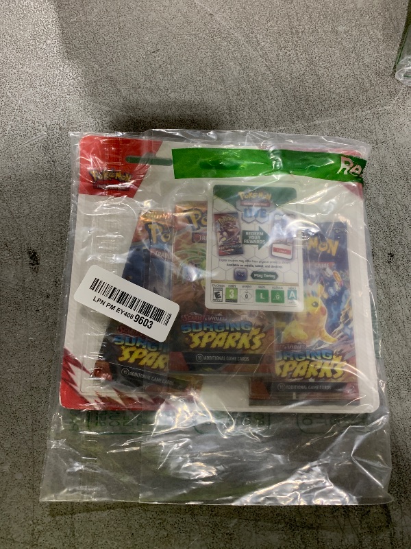 Photo 1 of Pokemon TCG Scarlet & Violet Destined Rivals Three Booster Blister Pack (Receive one at Random)