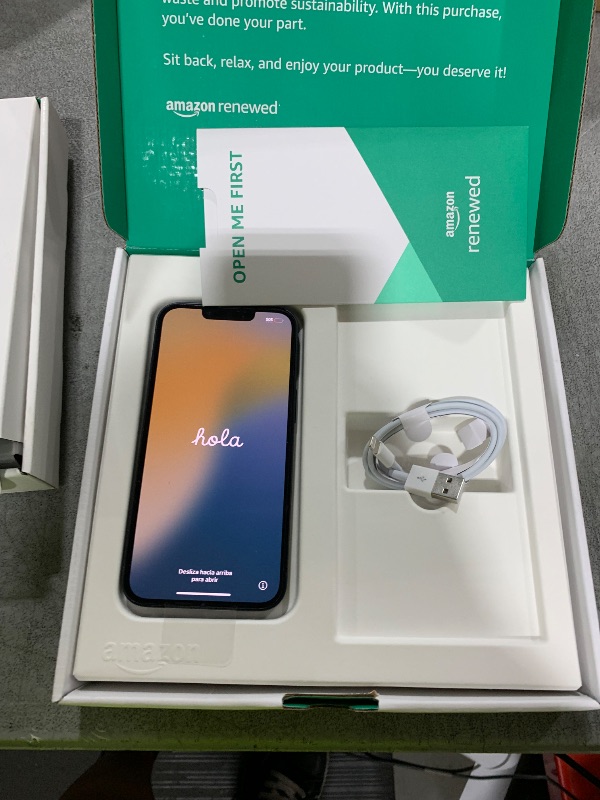 Photo 1 of Apple iPhone 13, 128GB, Midnight - Unlocked (Renewed Premium)