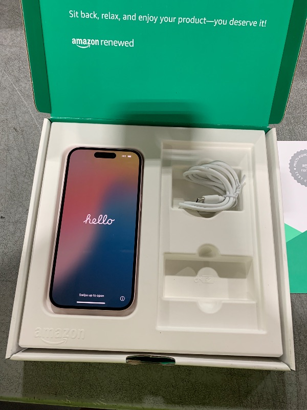 Photo 1 of Apple iPhone 15, 512GB, Pink - Unlocked (Renewed Premium)