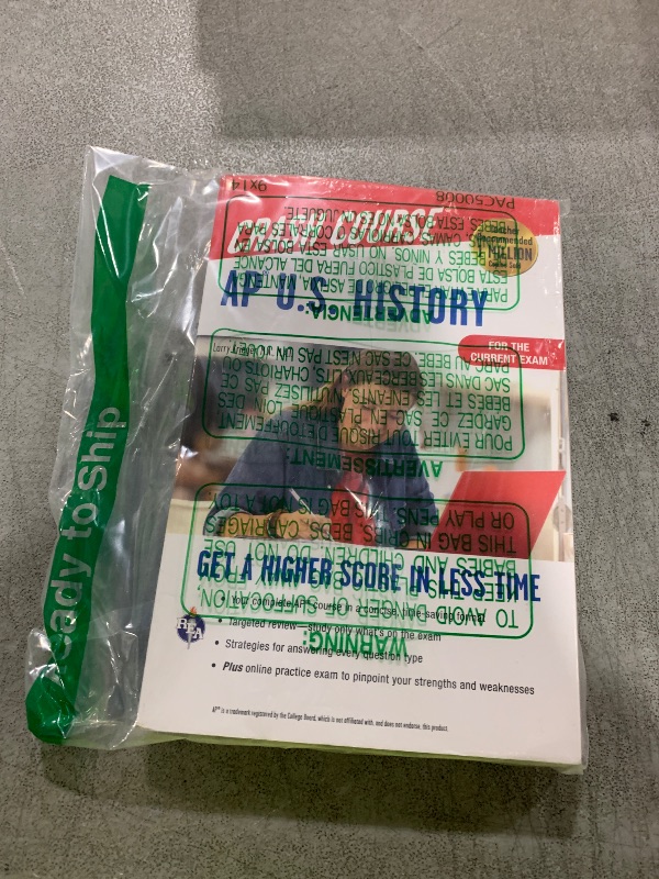 Photo 1 of AP U.S. History Crash Course, Book + Online: Get a Higher Score in Less Time (Advanced Placement (AP) Crash Course)