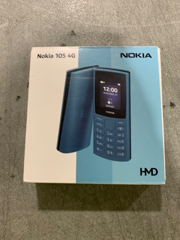 Photo 1 of Nokia 105 4G | Dual SIM | GSM Unlocked Mobile Phone | Volte | Charcoal | International Version | Not AT&T/Cricket/Verizon Compatible