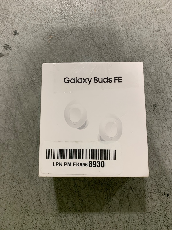 Photo 1 of Samsung Galaxy Buds FE True Wireless Bluetooth Earbuds, In-Ear Secure Fit, Noise Cancelling, Auto Switch Audio, Touch Control, Built-in Voice Assistant, White [US Version
