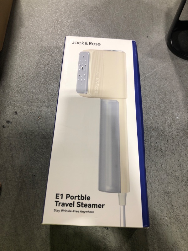 Photo 1 of Jack ? Rose Travel Steamer For Clothes,110-230V,0.9Ib Light,9 * 2.6in Small Mini Travel Size,Steamer Iron 2 in 1,15s Heat-Up,Ceramic Heat Panel,For Global ? Europe Traveling