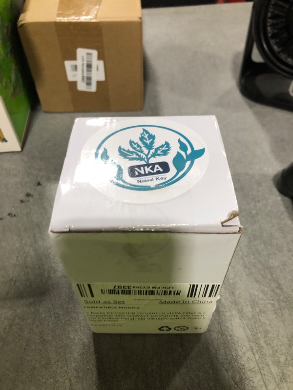 Photo 1 of 2 Pack DCV501HB/DCV5011H HEPA Filters Compatible with DEWALT 20V Cordless Handheld Vacuum - with 4 Foam Sleeve Filters & 1 Brush (Washable & Reusable) Compared to Part # DCV5011H