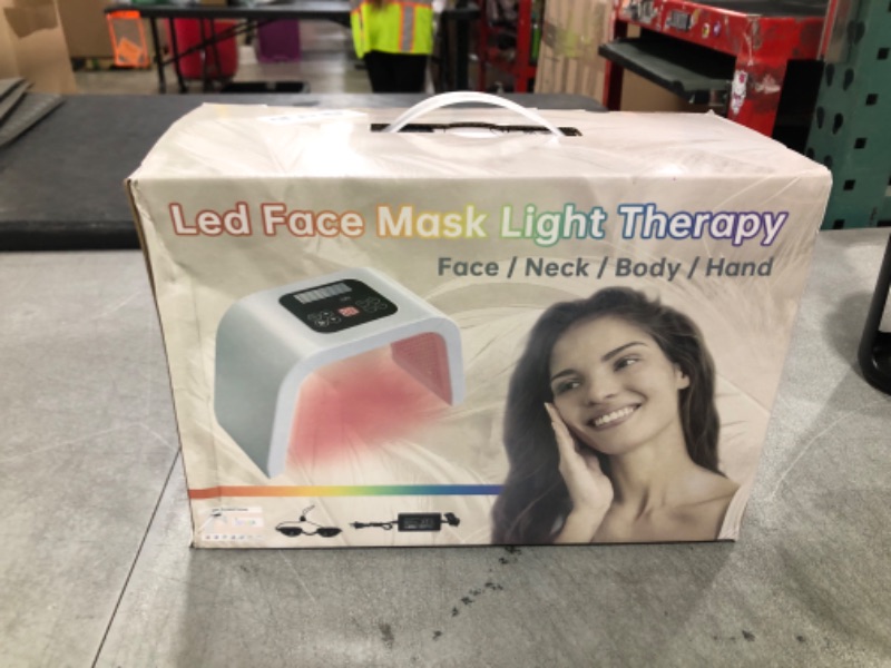 Photo 1 of FXXXCUWUU Led-Light-Therapy, Red Light Therapy for Face 7 in 1 Colors LED Facial Skin Care Tool Facial Neck Body Hand Skincare Mask