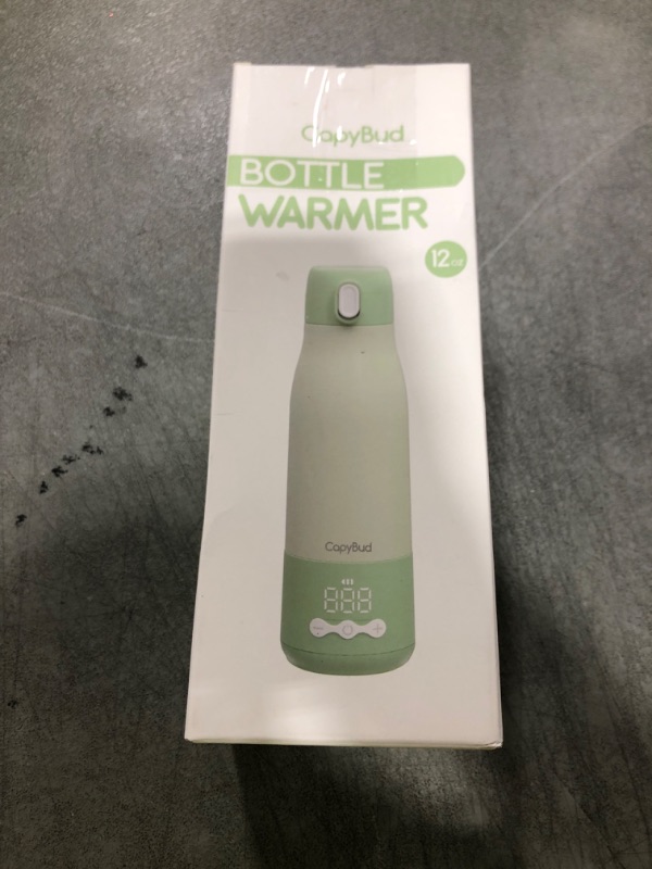 Photo 1 of CapyBud Portable Bottle Warmer for Travel, 3Min Fast Heating Bottle Warmer for Breastmilk & Water, 12 Oz Milk Warmer with Precise Temp Control and 9000mAh Long-Lasting Battery for Travel, Car, Outdoor