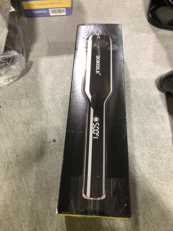 Photo 1 of DORISILK 500 Degree High Temp Professional Hair Straightenr ? Ceramic Wide Flat Iron ?2 in 1 Hair Straightener and Curler?Plasma Flat Iron Get Frizz-Free and Shiny 500FW1
