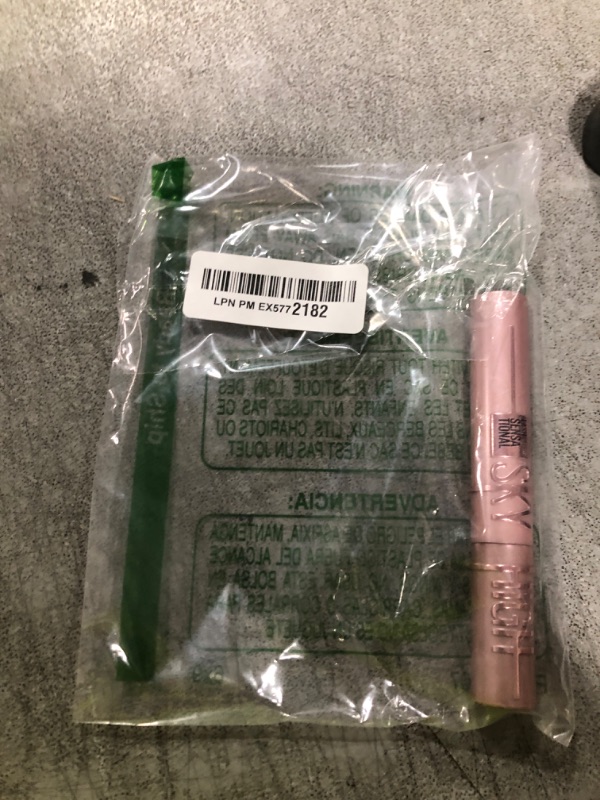 Photo 1 of Maybelline Lash Sensational Sky High Washable Mascara Makeup, Volumizing, Lengthening, Defining, Curling, Multiplying, Buildable Formula, Blackest Black, 1 Count