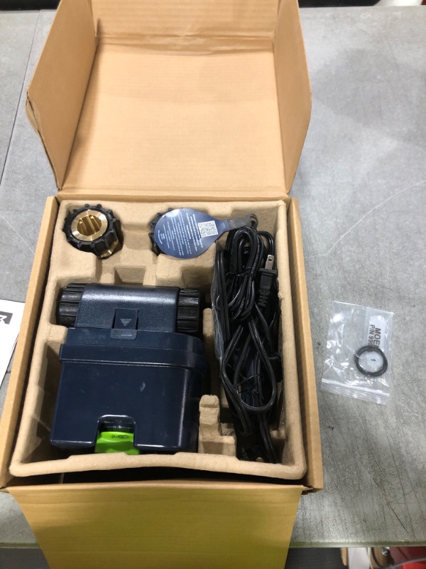 Photo 1 of Moen Flo Smart Water Monitor and Automatic Shutoff Sensor, Wi-Fi Connected Water Leak Detector for 1-Inch Diameter Pipe, 900-006