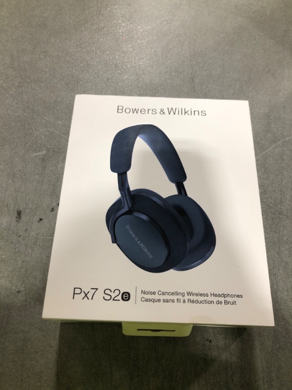 Photo 1 of Bowers & Wilkins Px7 S2e Over-Ear Headphones - Enhanced Noise Cancellation & Transparency Mode, Crystal-Clear Calls, Bluetooth, 30-Hour Playback, Ocean Blue