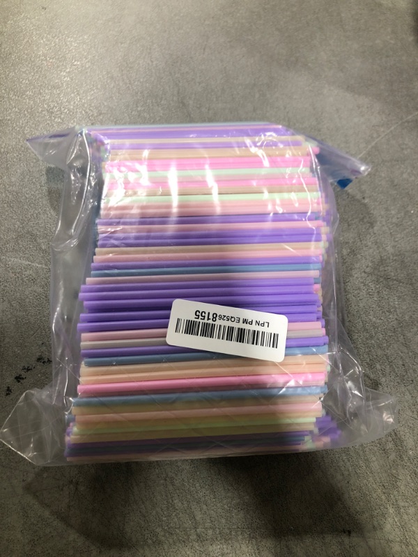 Photo 1 of [1000 Pcs] Disposable Plastic Drinking Cocktail Straws - 5 Inch 0.16" Diameter Colorful Cute Short Straws Coffee Stirrers in Bulk for Whiskey, Bar,Cafe, Bachelorette/Birthday Party, Bridal/Baby Shower