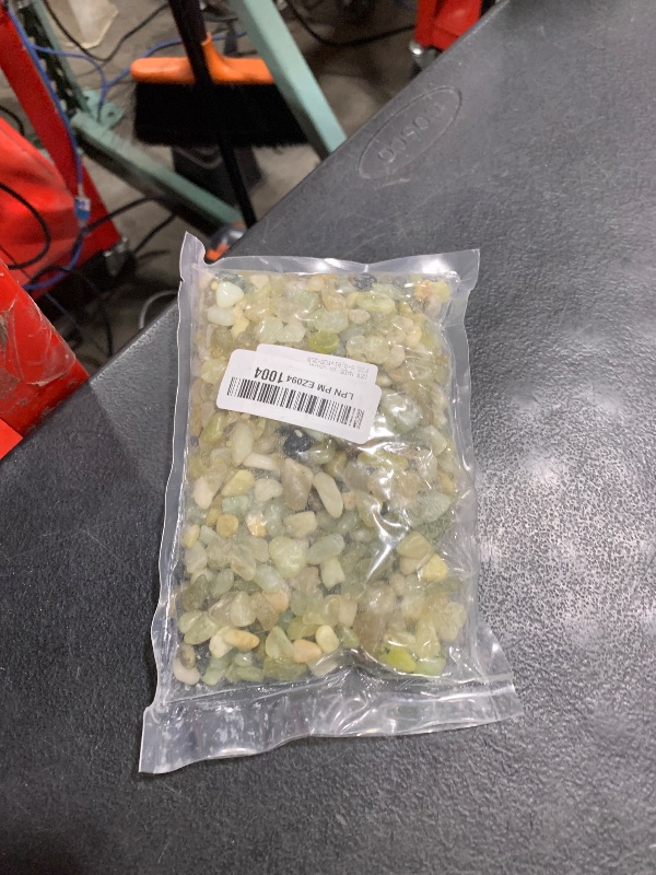 Photo 1 of FANTIAN 2 lbs Jade Rocks for Plants Indoor, 3/8 inch Small Pebbles for Indoor Plants, Decorative Rocks for Succulents Cactus Bamboo Vases Landscaping Drainage and Outdoor Garden Rocks