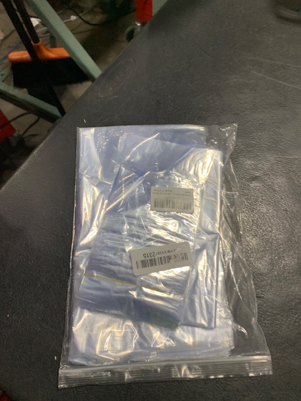 Photo 1 of 200Pcs Heat Shrink Wrap Bags – 3 Sizes 4x6" (120) 8x10" (50) 10x12" (30) Clear PVC Plastic – Compatible with Any Heat Gun or Hair Dryer at Medium Temperature – Great for Wrapping DIY Crafts and Gifts