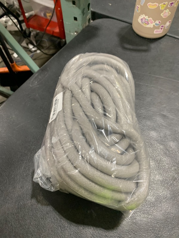 Photo 1 of 59FT Length Backer Rod Foam Caulk Saver for Concrete Filling, Joints and Gaps, 5/8 in Diameter x 59FT Length (Grey)