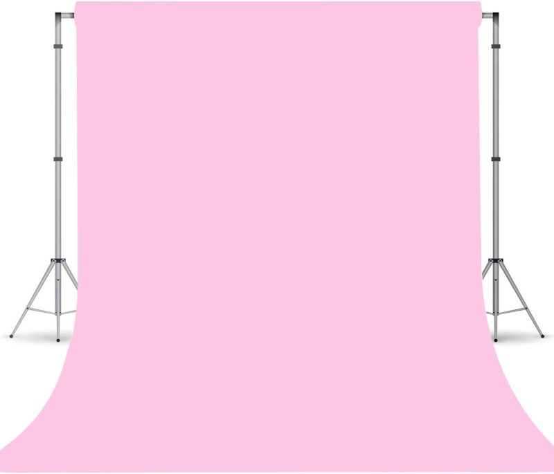 Photo 1 of Pink Photography Backdrops for Photoshoot, Photo Booth Video Shooting Photo Backdrop, Photo Studio Portrait Background for Photography Unknown Size 